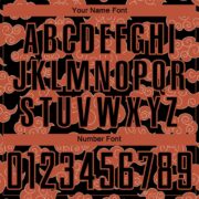 Custom Black Orange Cloud Pattern Sublimation Soccer Uniform Jersey - Image 3