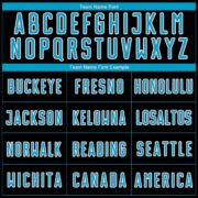 Custom Black US Navy Blue-Light Pink Tiger Sublimation Soccer Uniform Jersey - Image 4