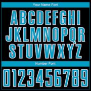 Custom Black US Navy Blue-Light Pink Tiger Sublimation Soccer Uniform Jersey - Image 3