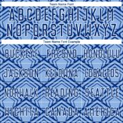 Custom Light Blue Royal-White Geometric Pattern Sublimation Soccer Uniform Jersey - Image 4